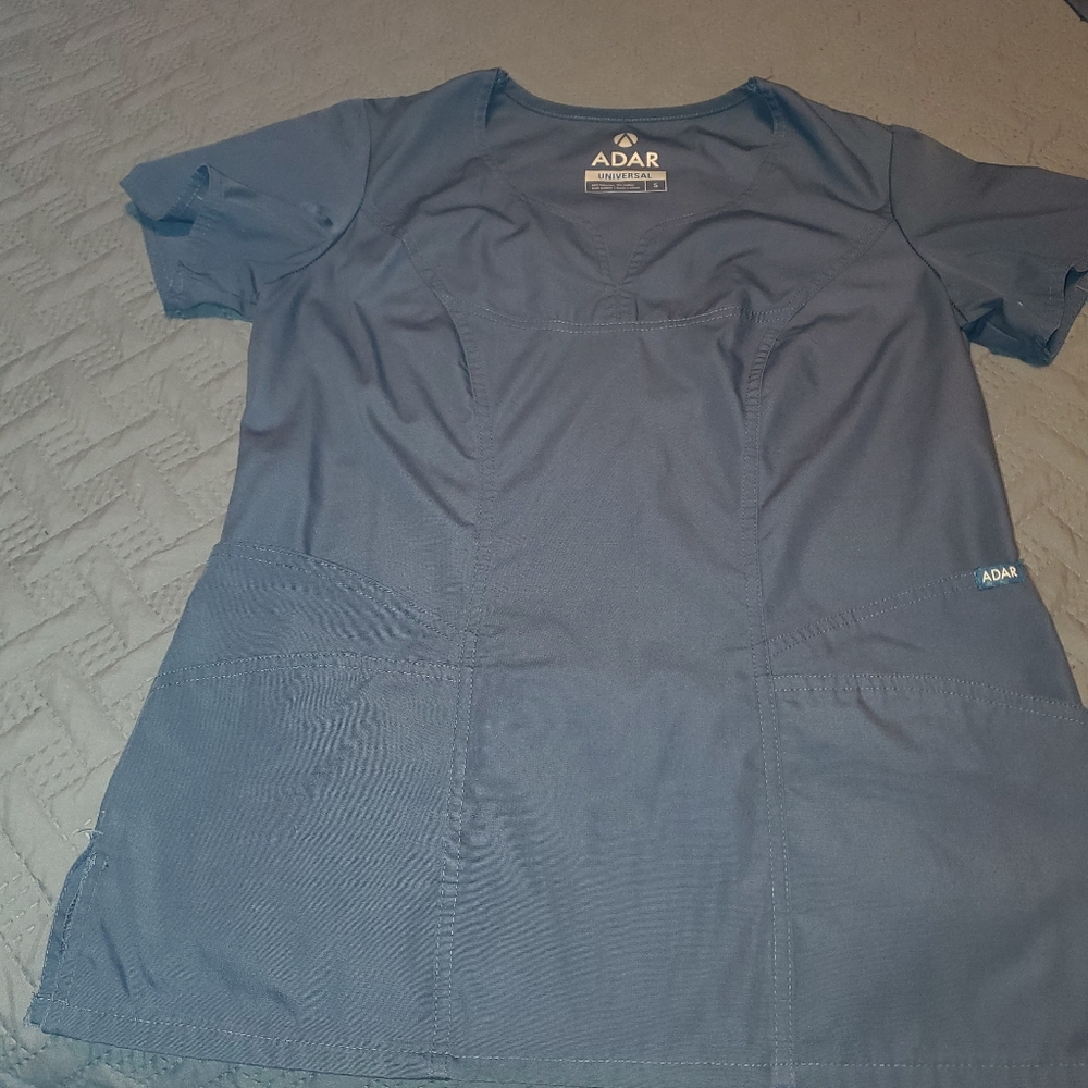 ADAR PEWTER SCRUBS SMALL